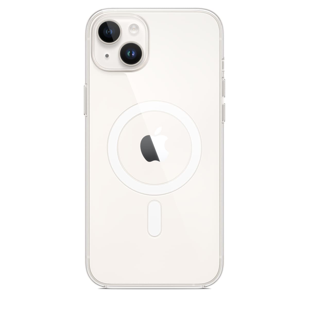 APPLE - COQUE DE PROTECTION POUR TÉLÉPHONE PORTABLE - COMPATIBILITÉ AVEC MAGSAFE - POLYCARBONATE - CLAIR - POUR IPHONE 14 PLUS