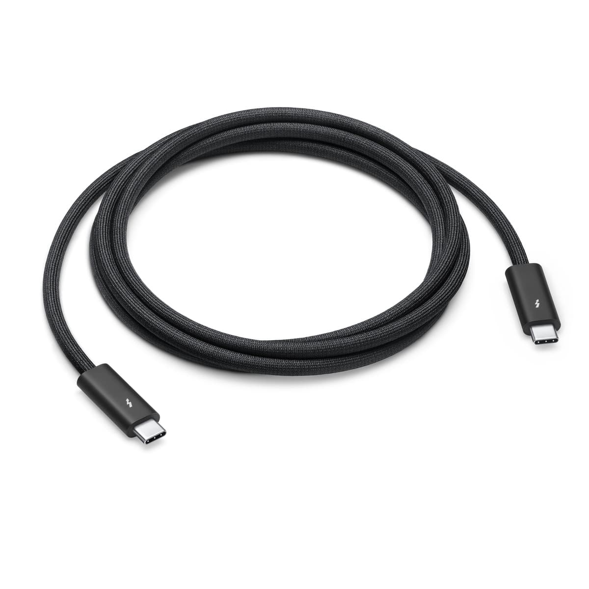 APPLE THUNDERBOLT 4 PRO - CÂBLE THUNDERBOLT - USB-C (M) POUR USB-C (M) - USB 3.2 / USB4 / THUNDERBOLT 3 / THUNDERBOLT 4 / DISPLAYPORT - 1.8 M - ACTIF, SUPPORT DE GUIRLANDE PÂQUERETTES - NOIR