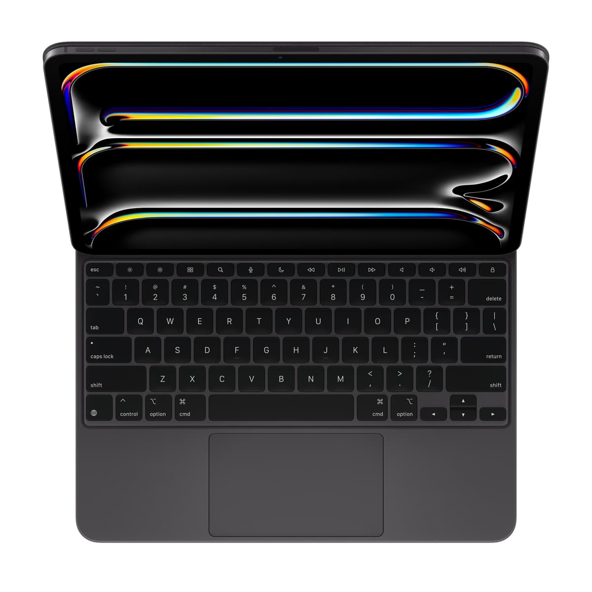 APPLE MAGIC KEYBOARD - CLAVIER ET ÉTUI - AVEC TRACKPAD - RÉTROÉCLAIRÉ - APPLE SMART CONNECTOR - QWERTY - US - NOIR