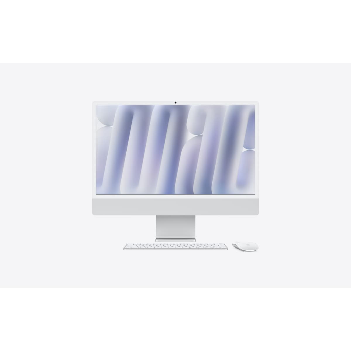 APPLE IMAC WITH 4.5K RETINA DISPLAY - TOUT-EN-UN M4 - RAM 16 GO - SSD 512 GO - APPLE M4 10-CORE - GIGABIT ETHERNET, IEEE 802.11AX (WI-FI 6E), BLUETOOTH 5.3 - MACOS SEQUOIA 15.0 - MONITEUR : LED 24" 4480 X 2520 (4.5K) - CLAVIER : FRANÇAIS - ARGENT