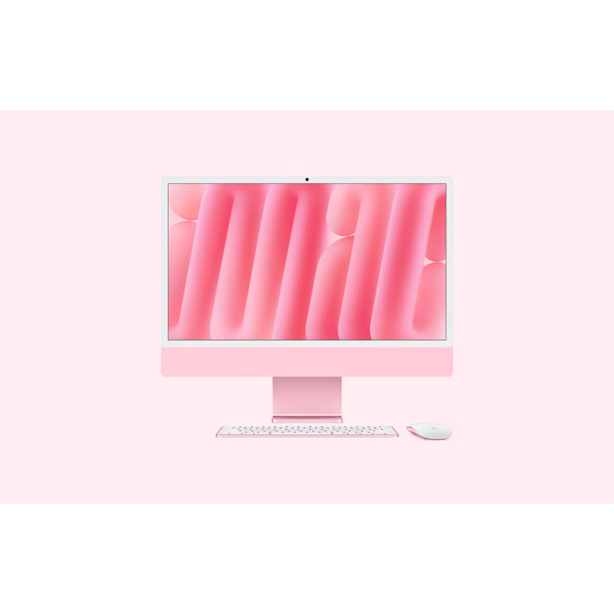APPLE IMAC WITH 4.5K RETINA DISPLAY - TOUT-EN-UN M4 - RAM 16 GO - SSD 512 GO - APPLE M4 10-CORE - GIGABIT ETHERNET, IEEE 802.11AX (WI-FI 6E), BLUETOOTH 5.3 - MACOS SEQUOIA 15.0 - MONITEUR : LED 24" 4480 X 2520 (4.5K) - CLAVIER : FRANÇAIS - ROSE