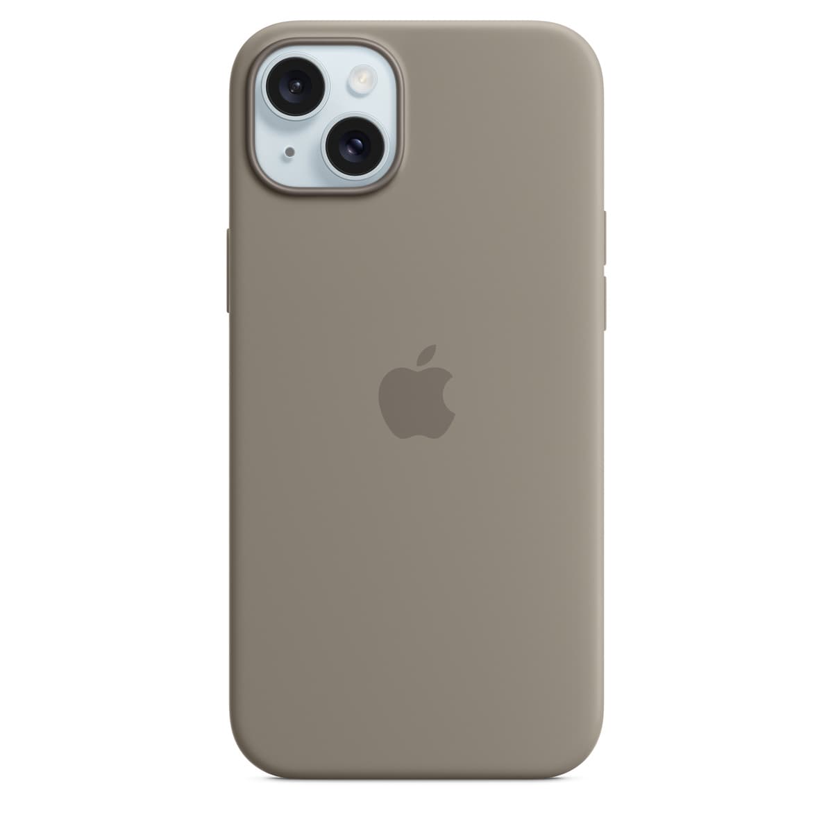 APPLE - COQUE DE PROTECTION POUR TÉLÉPHONE PORTABLE - COMPATIBILITÉ AVEC MAGSAFE - SILICONE - ARGILE - POUR IPHONE 15 PLUS