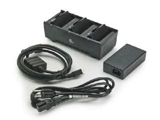 3-SLOT BATT CHARGER PSU+UK CORD ZQ300