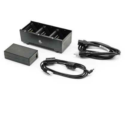 3-SLOT BATT CHARGER PSU+EU CORD ZQ600