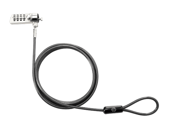 HP ESSENTIAL COMBINATION LOCK - CÂBLE DE SÉCURITÉ - 1.22 M