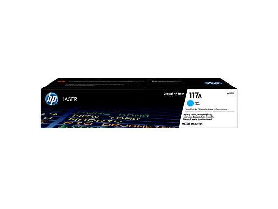 HP 117A - CYAN - ORIGINAL - CARTOUCHE DE TONER (W2071A) - POUR COLOR LASER 150A, 150NW, MFP 178NW, MFP 178NWG, MFP 179FNW, MFP 179FWG