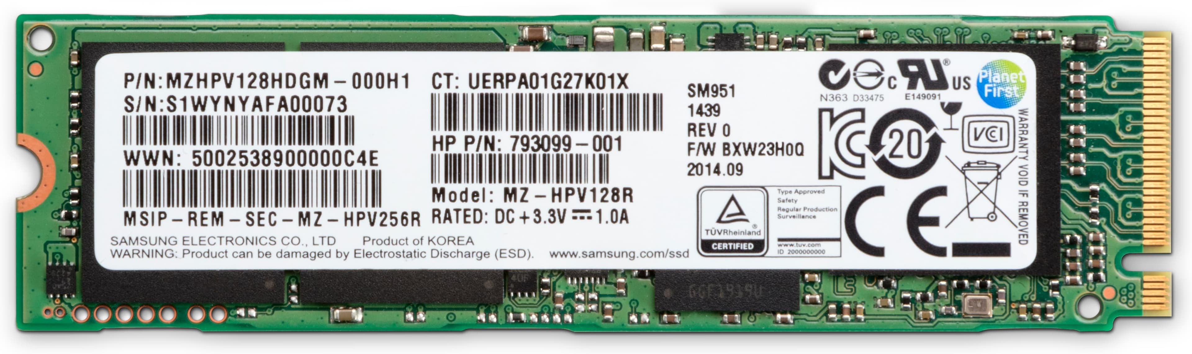 HP - SSD - 1 TO - INTERNE - M.2 2280 - PCIE 3.0 X4 (NVME) - POUR ZBOOK 14U G4, 15 G4, 15V G5, 17 G3, 17 G4, 17 G5, STUDIO G4, STUDIO G5, STUDIO X360 G5