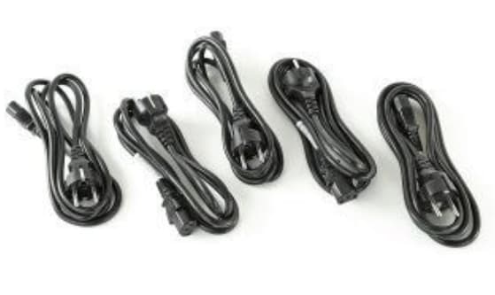 3-PRONG POWER CORD QTY OF 5 240V UK C13
