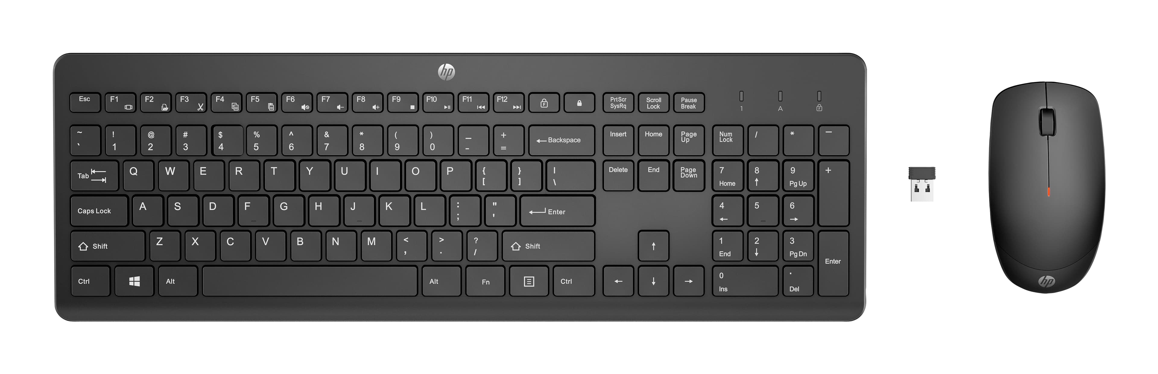 ENSEMBLE CLAVIER ET SOURIS - SANS FIL - FRANÇAIS - NOIR POUR HP 21, 22, 24, 27, PAVILION 24, 27, TP01, PORTABLE 14, 15