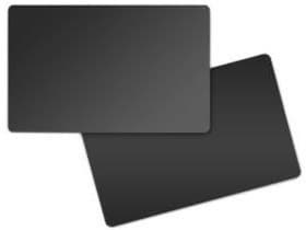 CARD FOOD SAFE PVC 30 MIL 500 BOX BLACK/BLACK MATTE