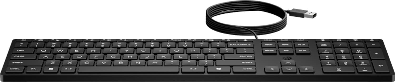 HP 320K V2 - CLAVIER - USB - AZERTY - FRANÇAIS - EN VRAC (PACK DE 12)