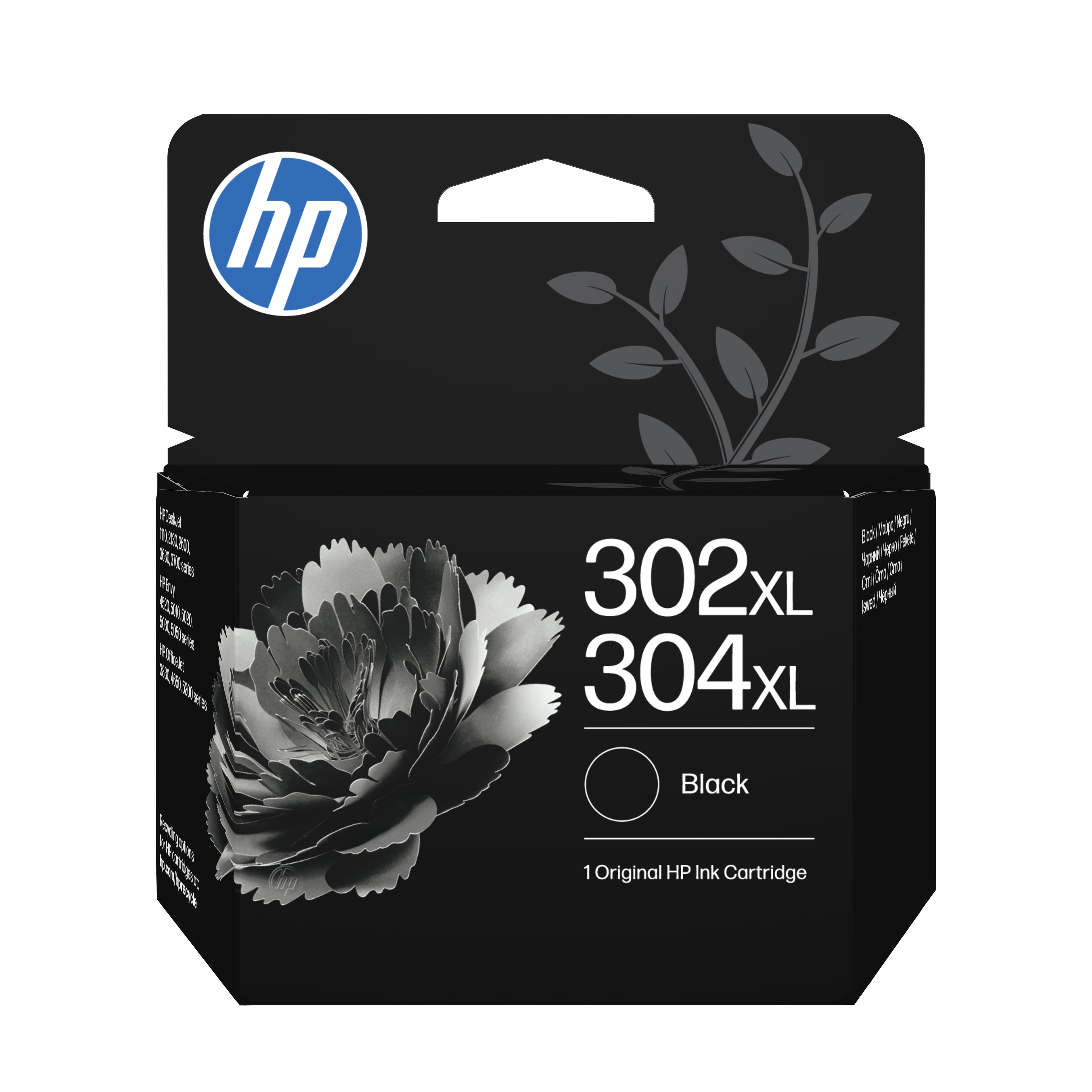 HP 302XL/304XL - 5.5 ML - HAUTE CAPACITÉ - NOIR PIGMENTÉ - ORIGINAL - BLISTER - CARTOUCHE D'ENCRE - POUR AMP 130, DESKJET 1110, 21XX, 26XX, 36XX, 37XX, ENVY 45XX, 50XX, OFFICEJET 38XX, 46XX, 52XX