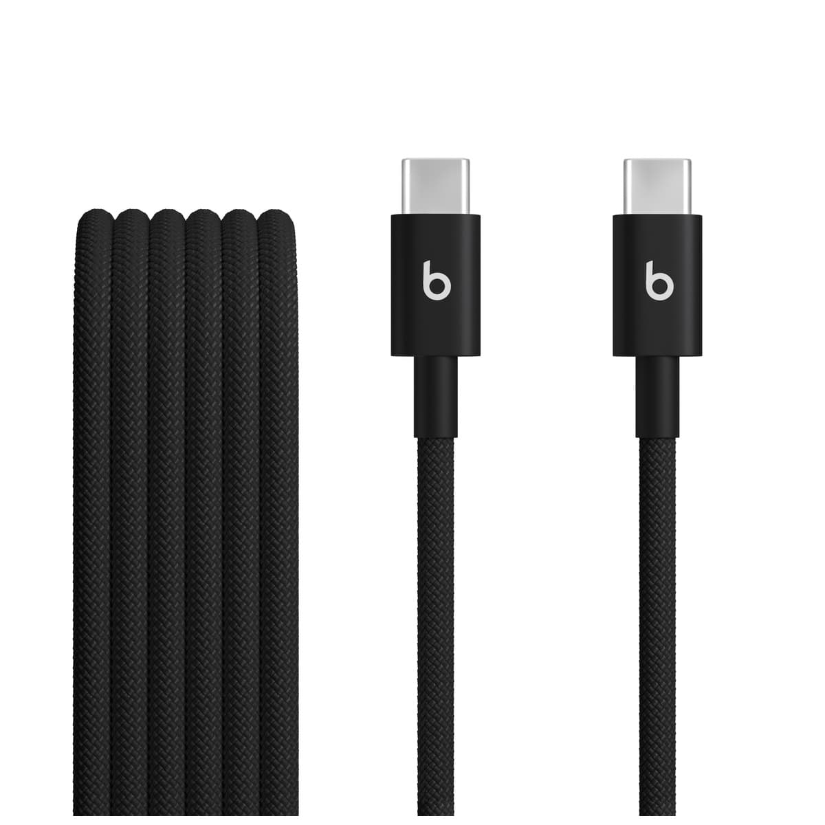 BEATS - CÂBLE USB - USB-C (M) POUR USB-C (M) - USB 2.0 - 1.5 M - CHARGEMENT RAPIDE JUSQU'À 60 W - NOIR