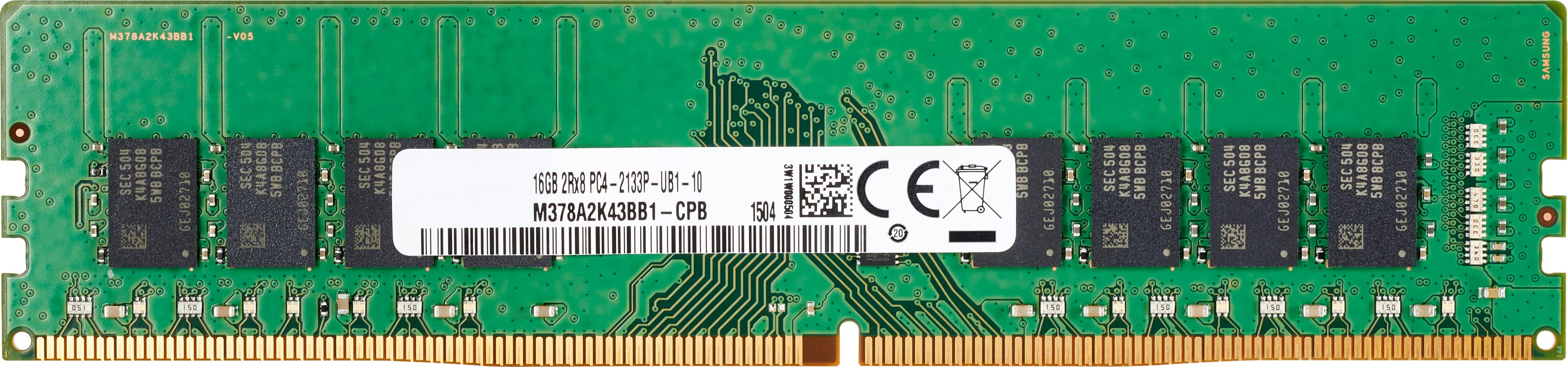 DDR4 - MODULE - 8 GO - DIMM 288 BROCHES - 2666 MHZ / PC4-21300 - 1.2 V - MÉMOIRE SANS TAMPON - ECC - POUR WORKSTATION Z2 G4