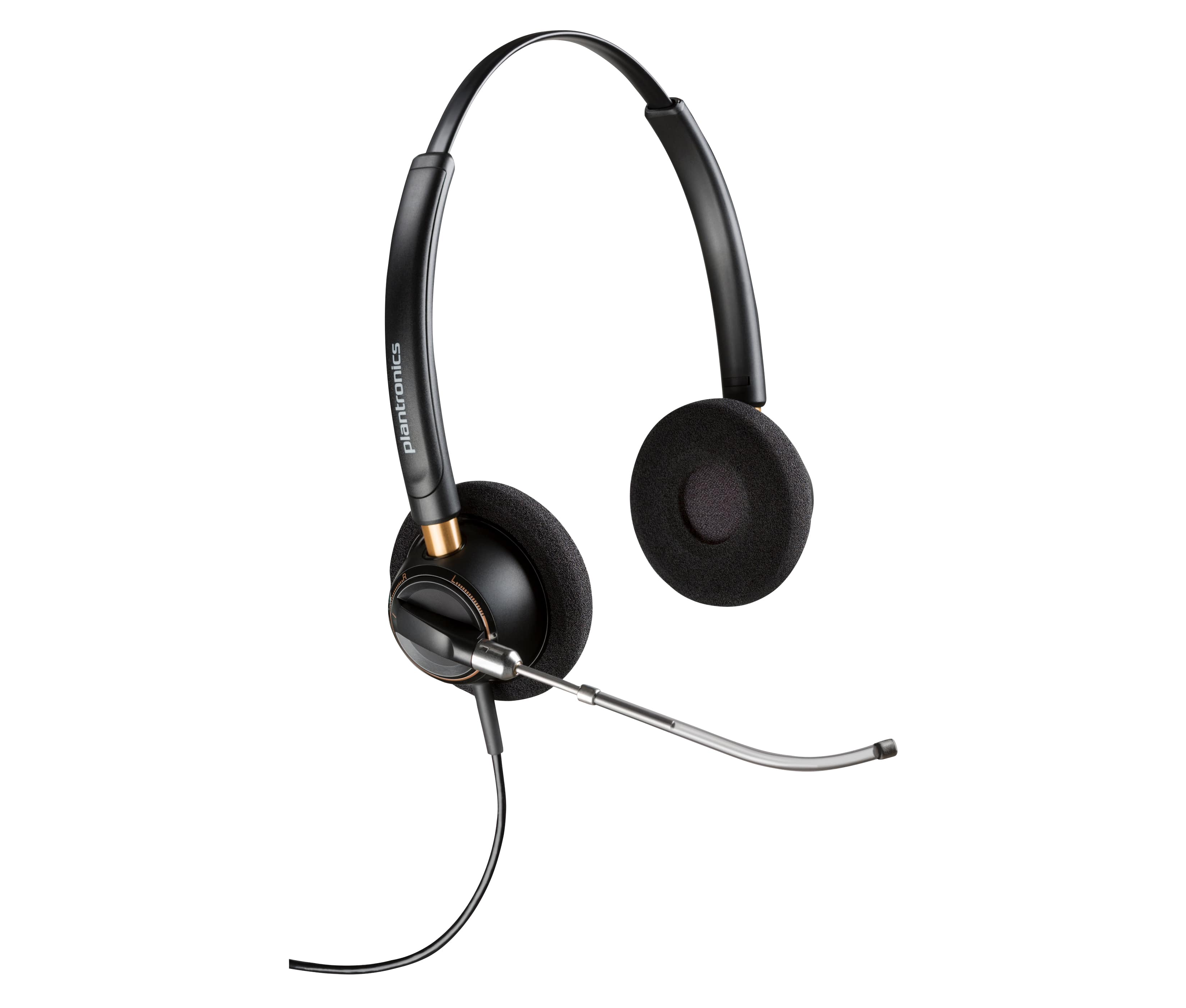POLY ENCOREPRO 520V BINAURAL HEADSET VOICETUBE +QUICK DISCONNECT EMEA - INTL ENGLISH - EURO PLUG - REPLACES POLY SKU 89436-02