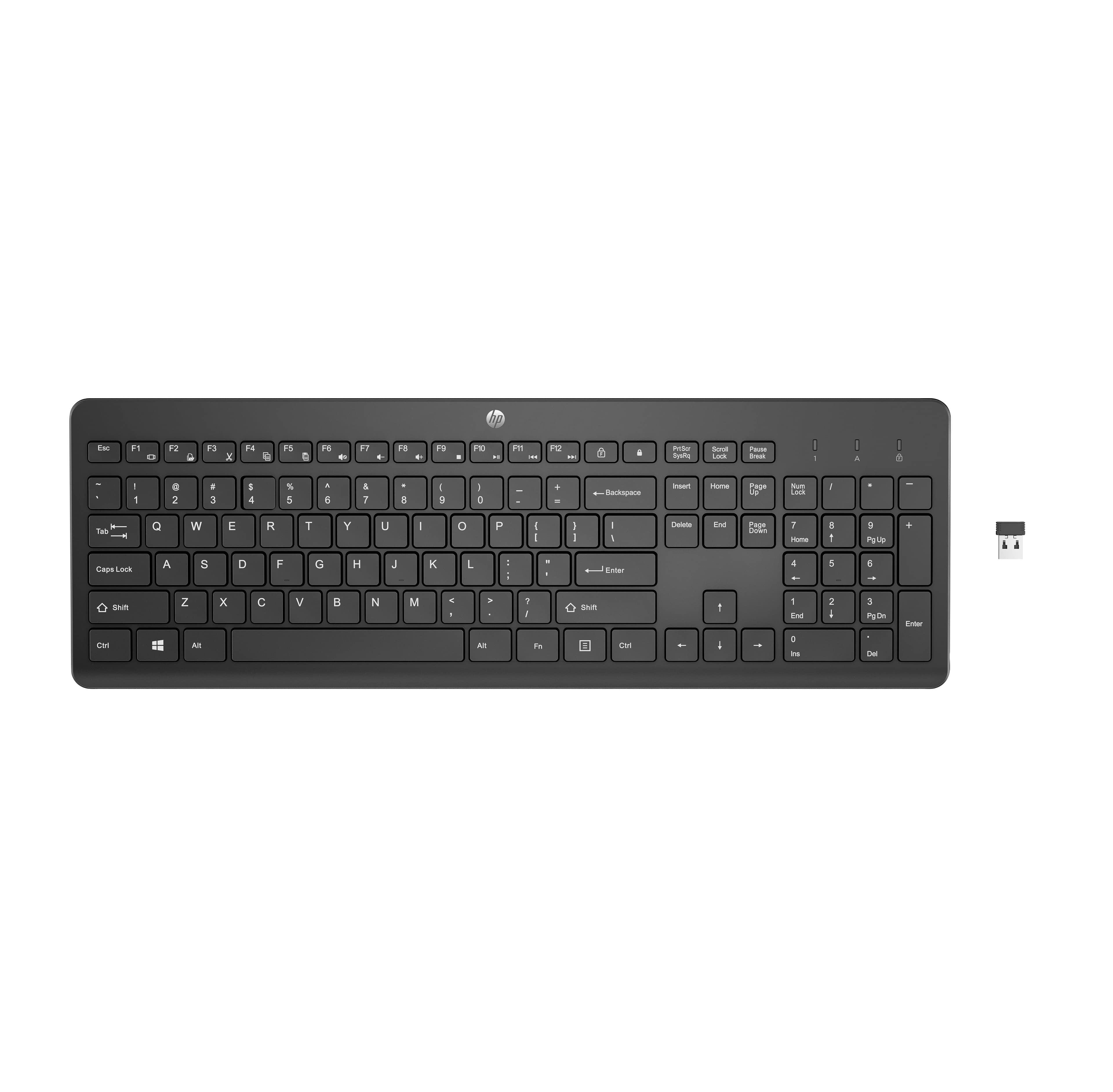 CLAVIER - SANS FIL - 2.4 GHZ - QWERTY - ANGLAIS - NOIR - POUR OMEN BY HP LAPTOP 16, VICTUS BY HP LAPTOP 16, LAPTOP 14, 15, 17, PAVILION PLUS LAPTOP 14