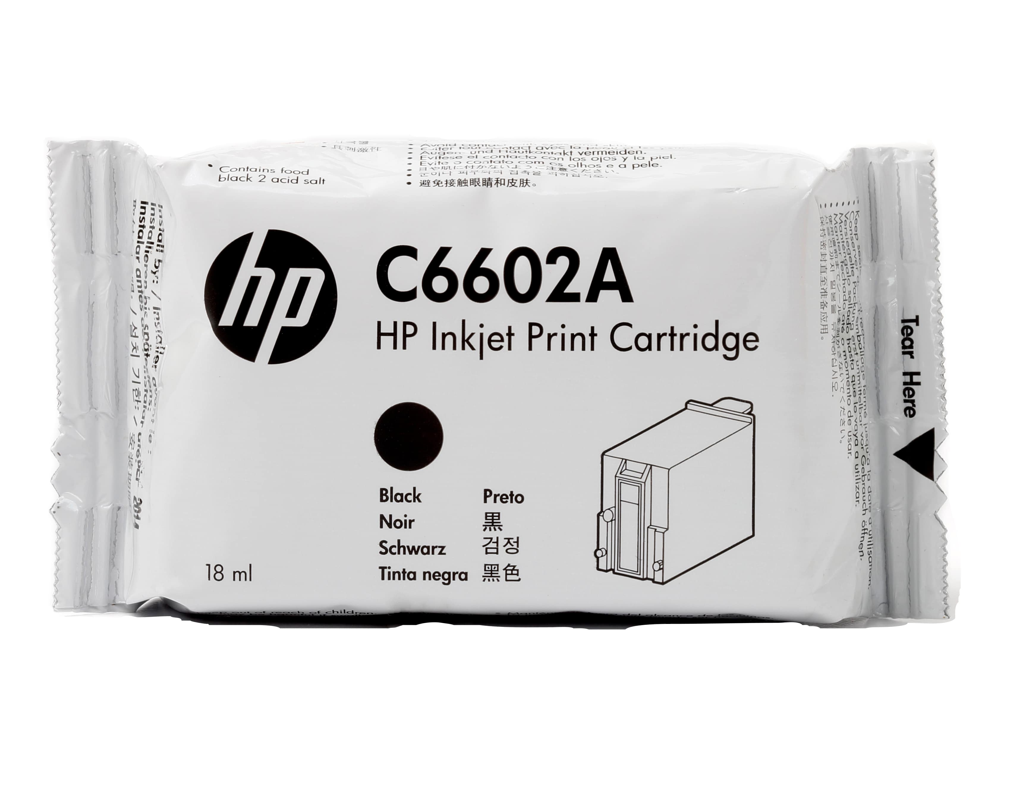 HP - 18 ML - NOIR - COMPATIBLE - CARTOUCHE D'ENCRE - POUR ADDMASTER IJ 6080, 6160, 7100, ITHACA BANKJET 2500, KITCHENJET 1000, POSJET 1000, 1500